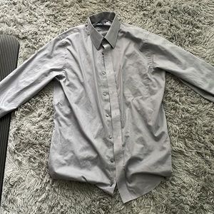 Men’s dress shirt neck 16